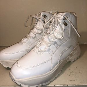 White Platform Shoes 90s style